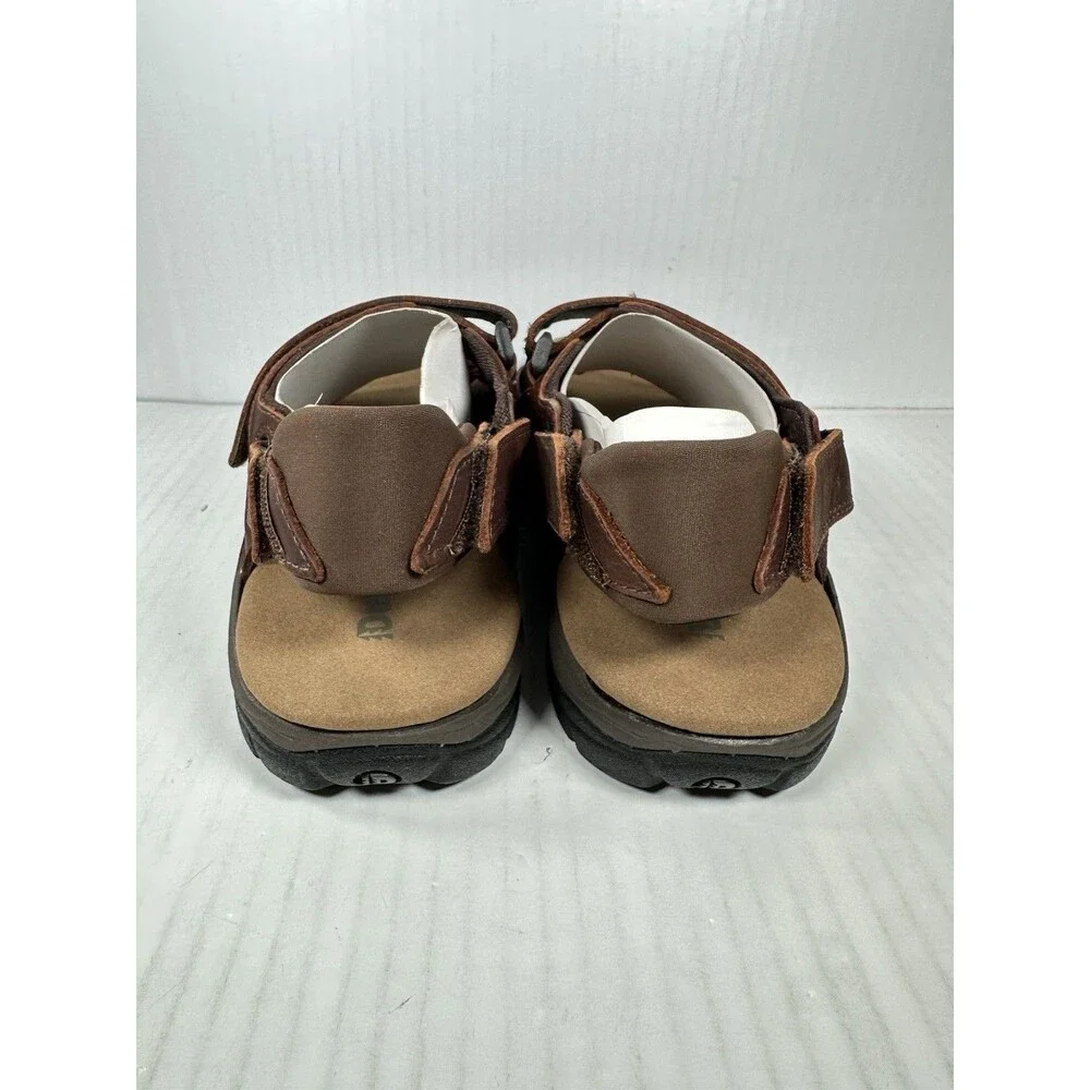 Size 10B Dunham St. Johnsbury Sport Sandals Men's Brown Leather Outdoor NEW